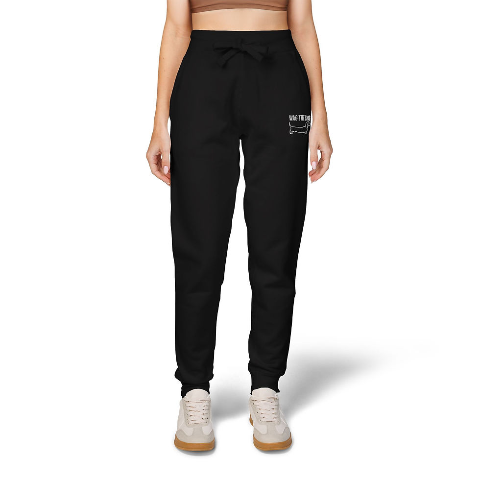 Thumbnail: WAG THE DOG -Original - Unisex Fleece Sweatpants Embroidered ($56.02 - $59.14)