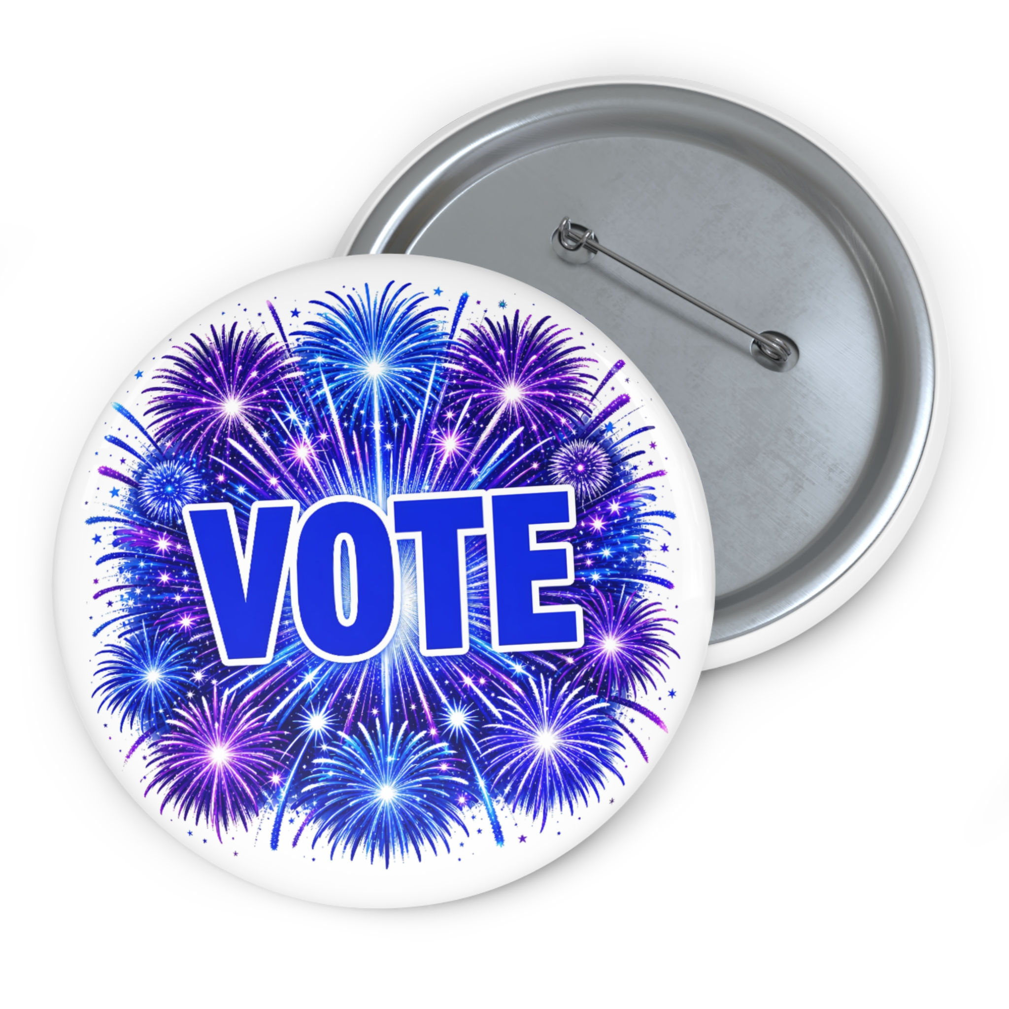 VOTE BLUE! - Custom Pin Buttons