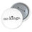 Thumbnail: NO KINGS - White Custom Pin Buttons