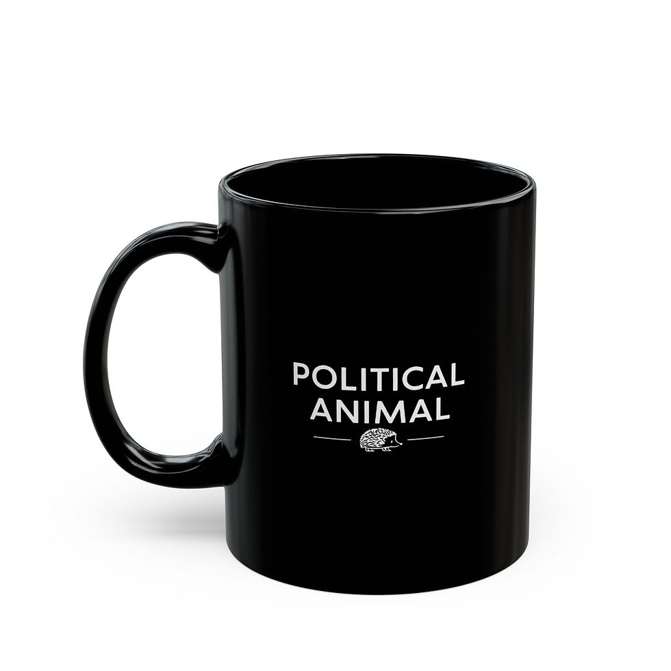Thumbnail: Political Animal Black Ceramic Mug 11oz