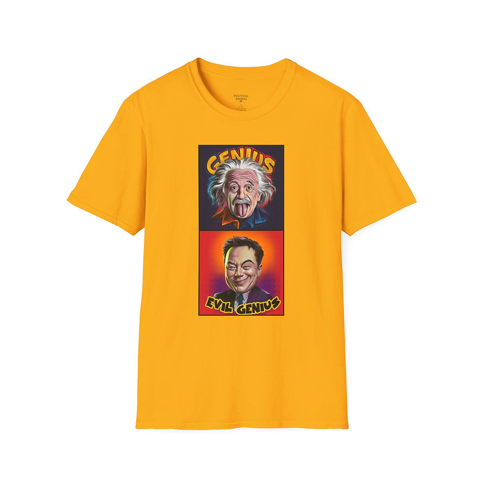 Thumbnail: REAL GENIUS - Unisex Softstyle T-Shirt ($28.00 - $38.80)