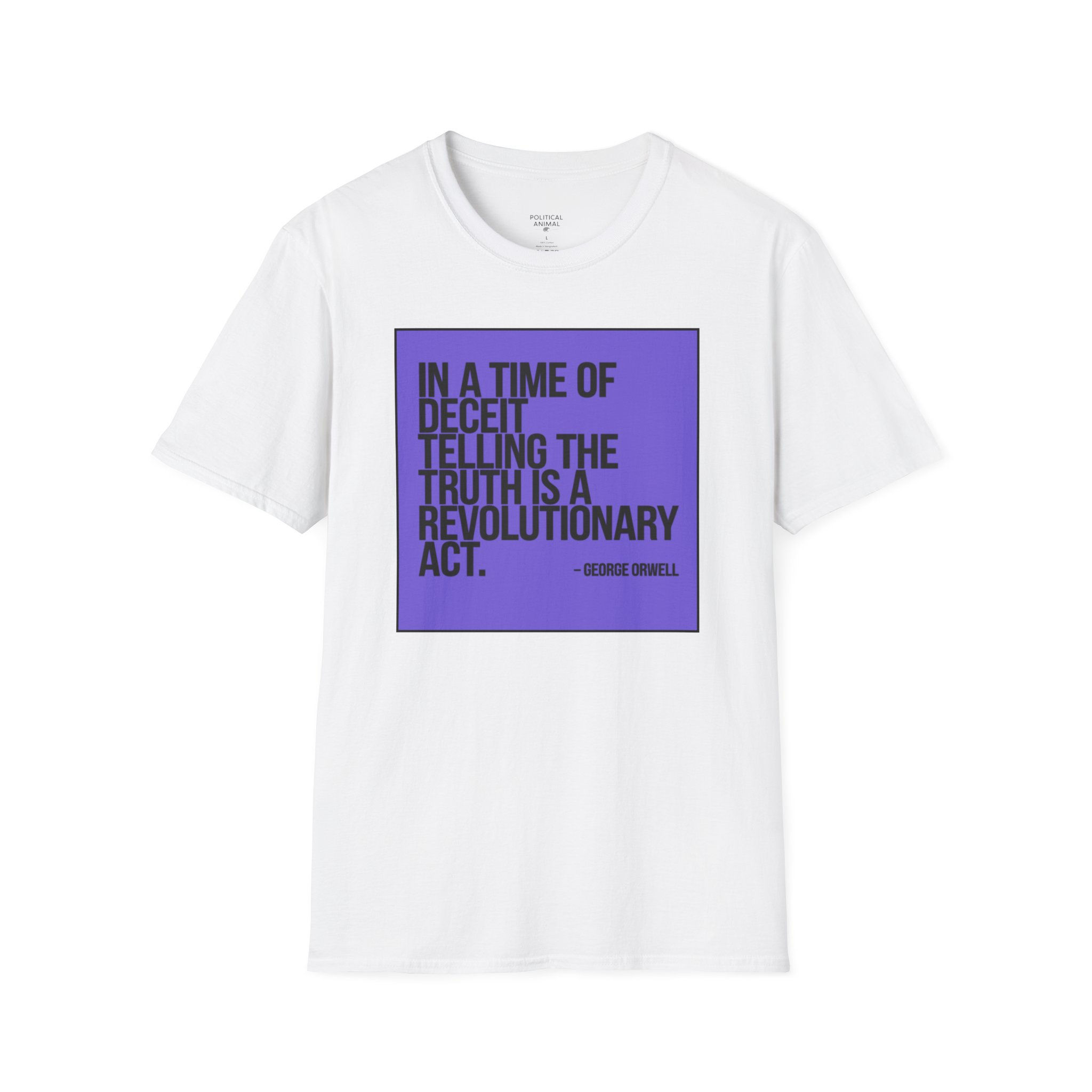 ORWELL PURPLE - Unisex Softstyle T-Shirt