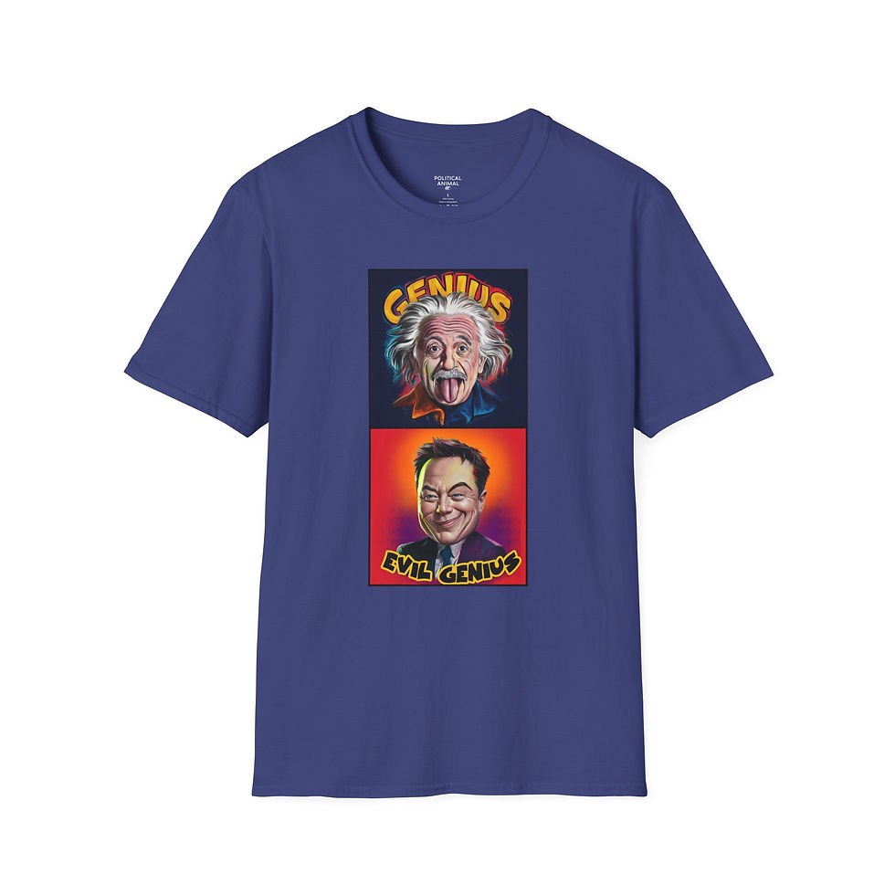Thumbnail: REAL GENIUS - Unisex Softstyle T-Shirt ($28.00 - $38.80)