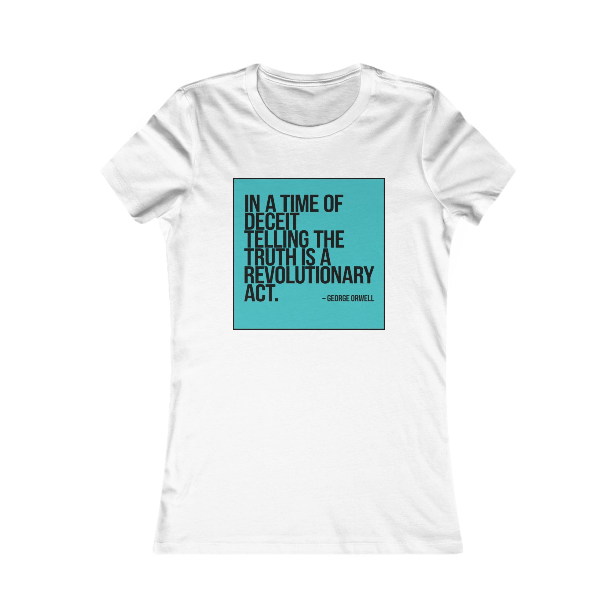 ORWELL TURQUOISE - Women's Favorite Tee