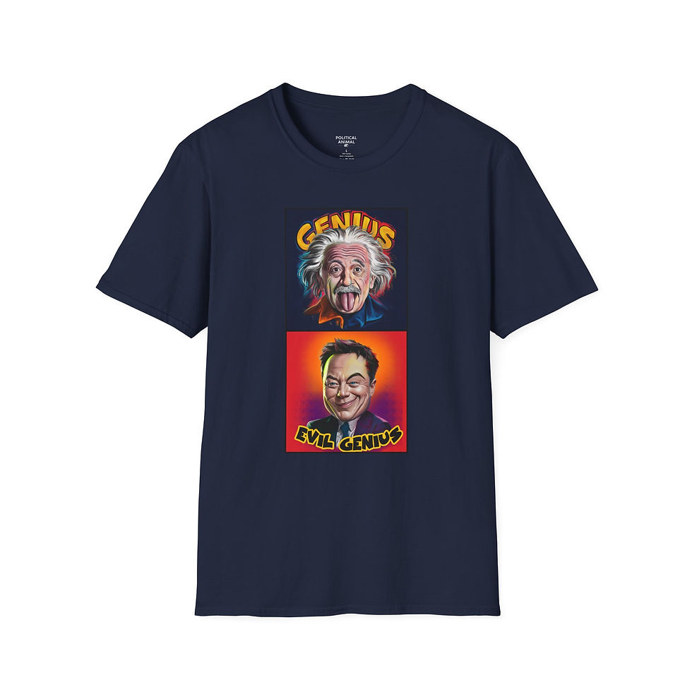 Thumbnail: REAL GENIUS - Unisex Softstyle T-Shirt ($28.00 - $38.80)
