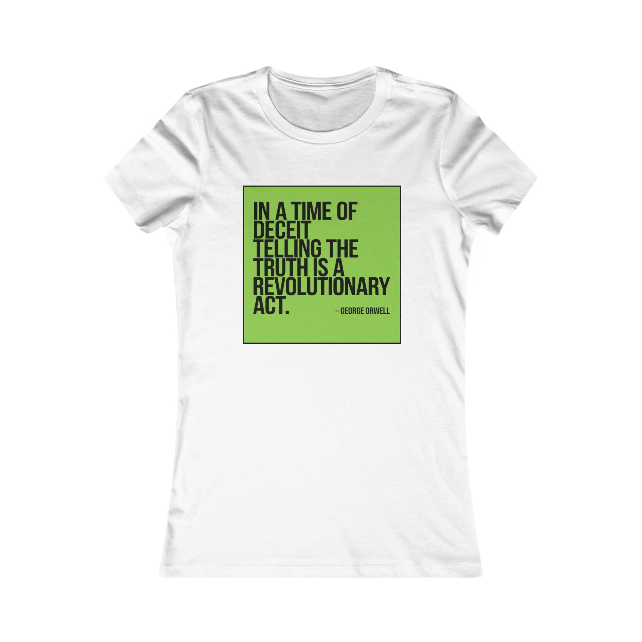 ORWELL LIME - Women's Favorite Tee