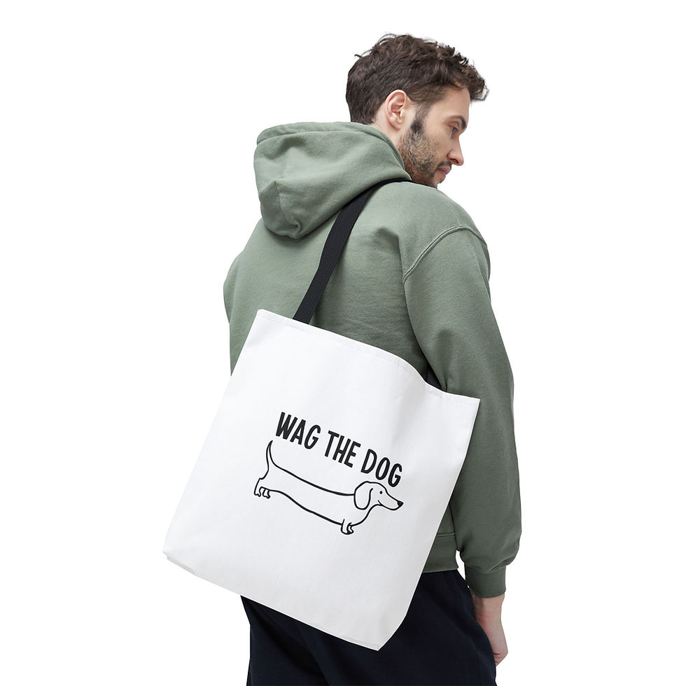 Thumbnail: WAG THE DOG - Tote Bag (AOP)