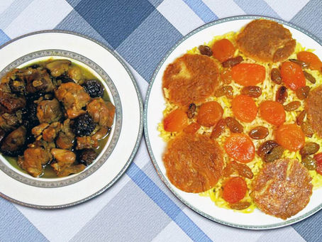 ПЛОВ И КИСЛОЕ ЖАРКОЕ (ОШ ТУРЩИ ГОВОРМЭ) (мясное)