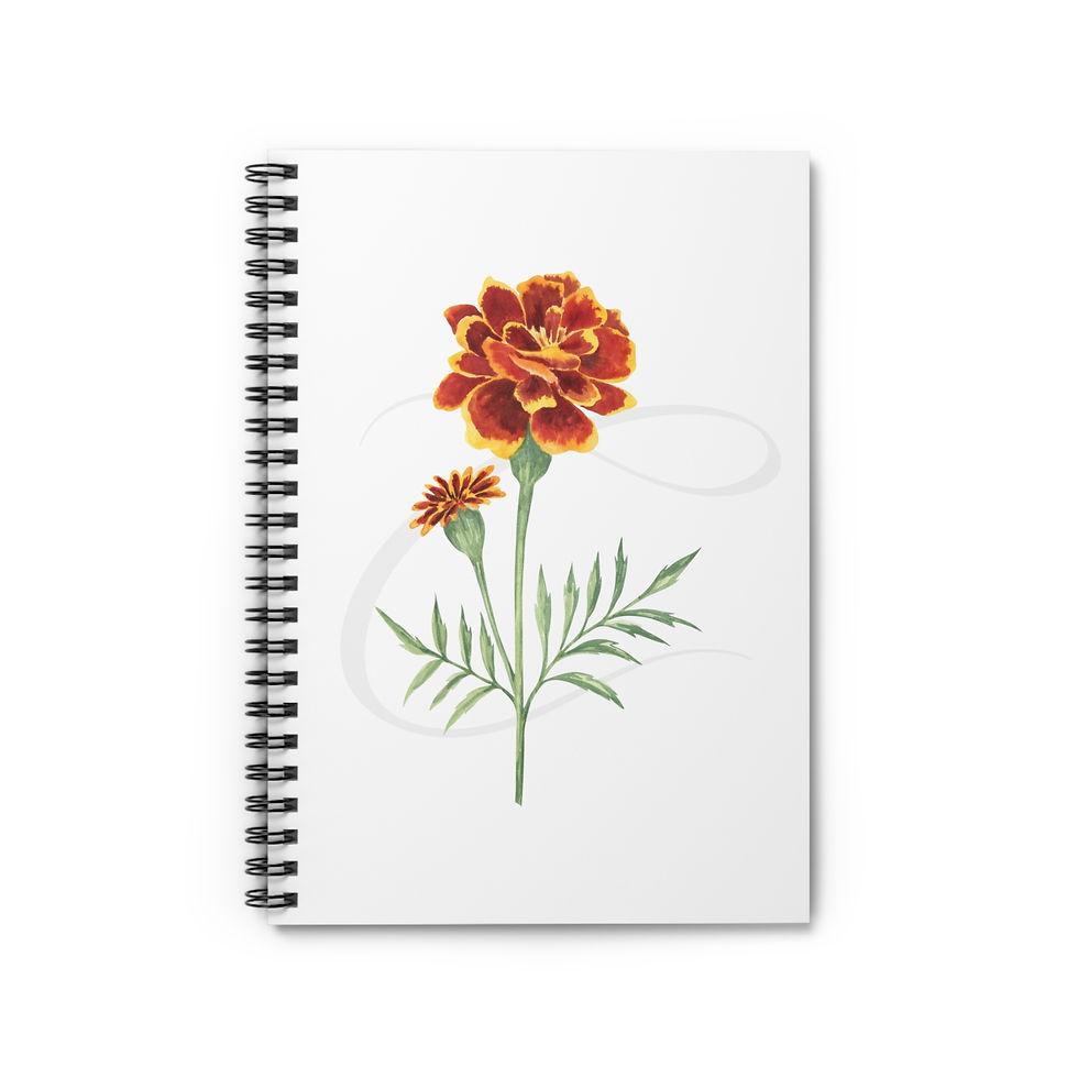 The Marigold Collection Spiral Notebook - Ruled Line