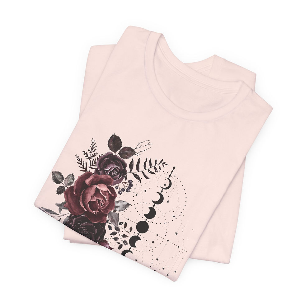 Thumbnail: Rose & Moon Collection Unisex Jersey Short Sleeve Tee
