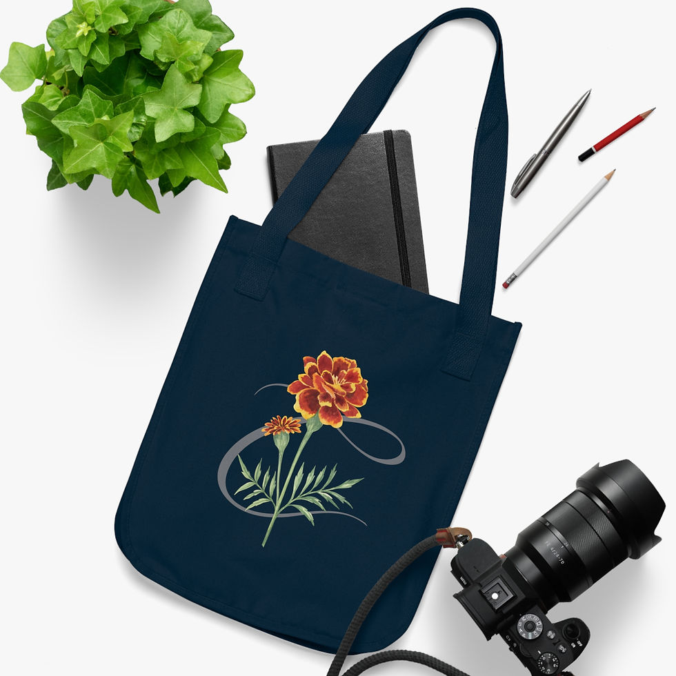 Thumbnail: The COVN Marigold Organic Canvas Tote Bag