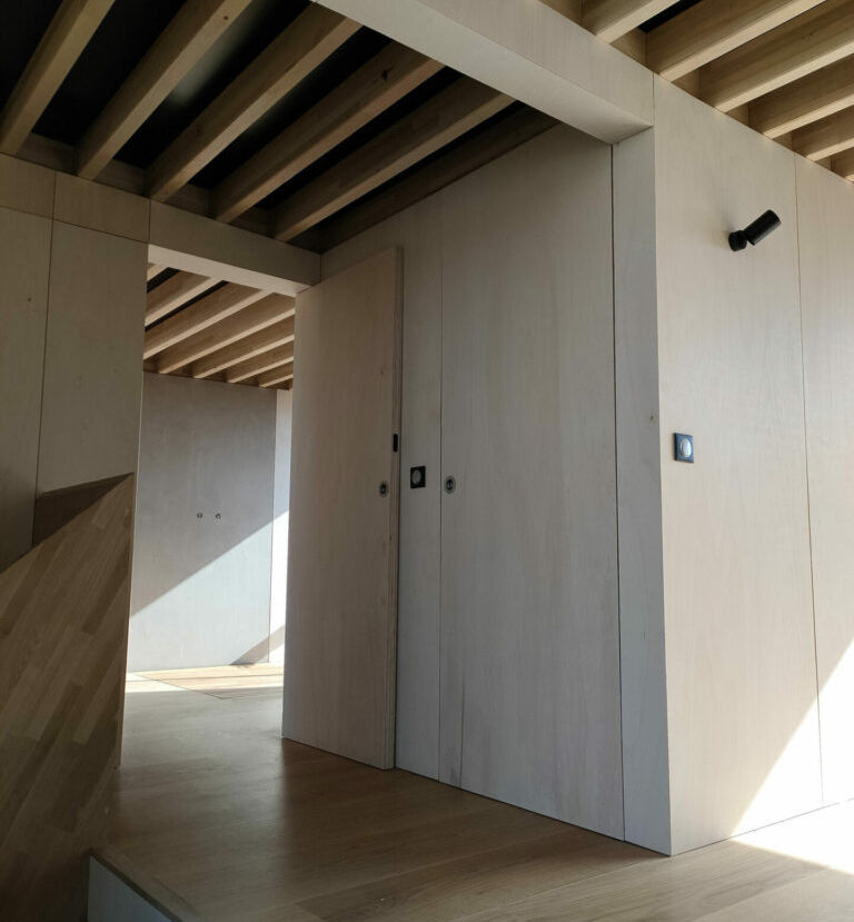 Habillage murale panneau contre plaqué bouleau