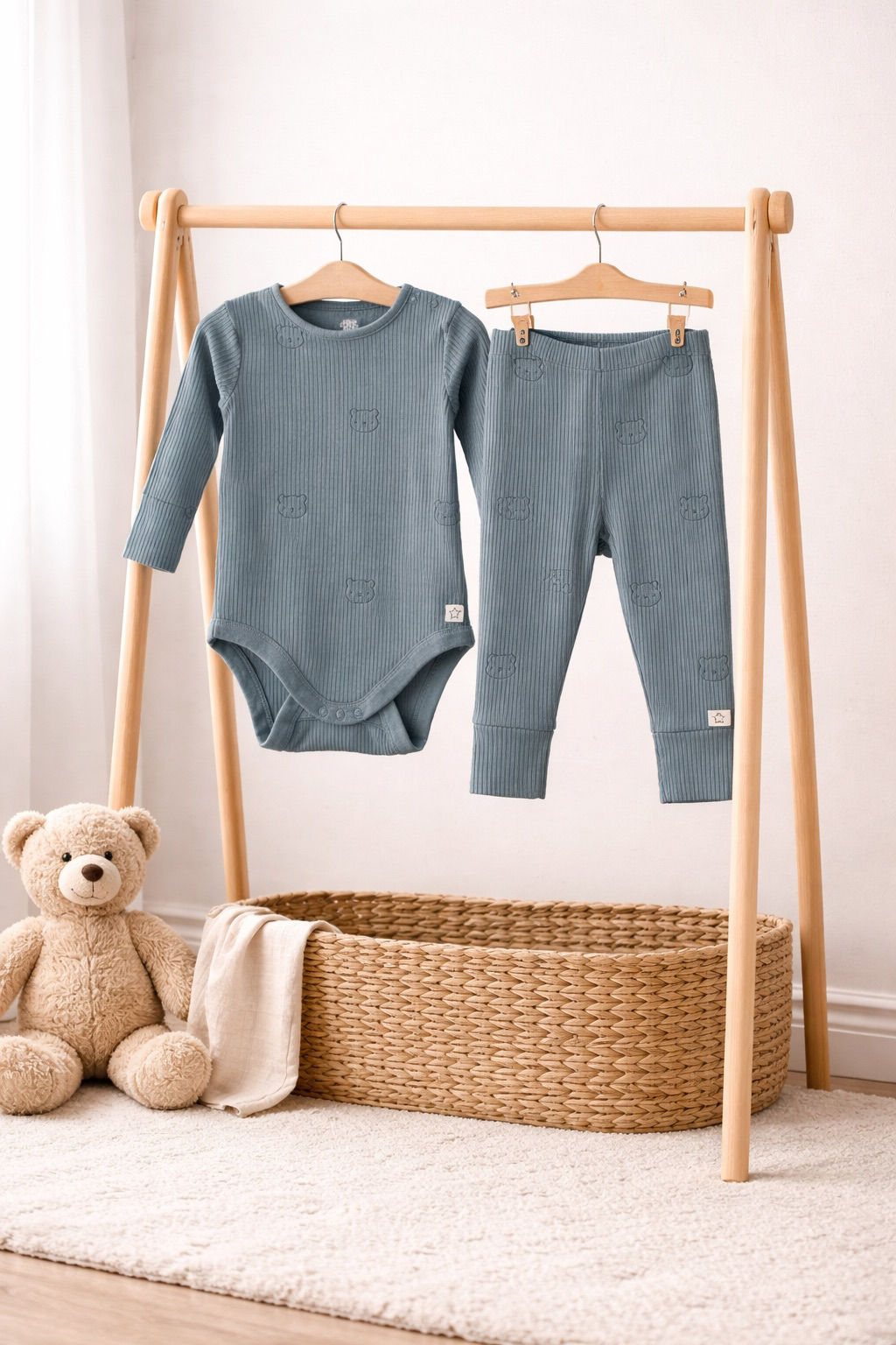 2-Piece Long Sleeve Lounge Set (9-12M)