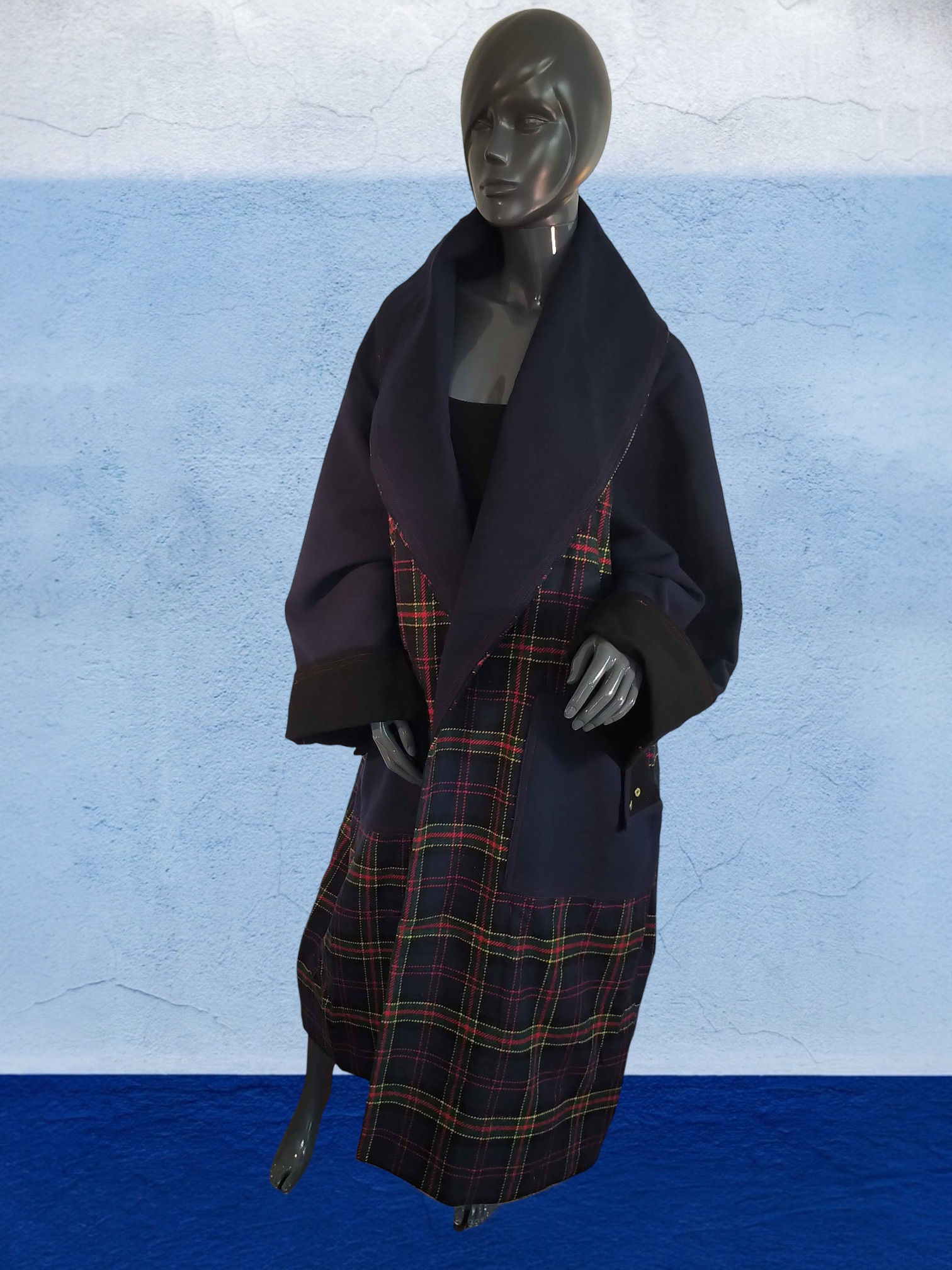 Manteau long écossais