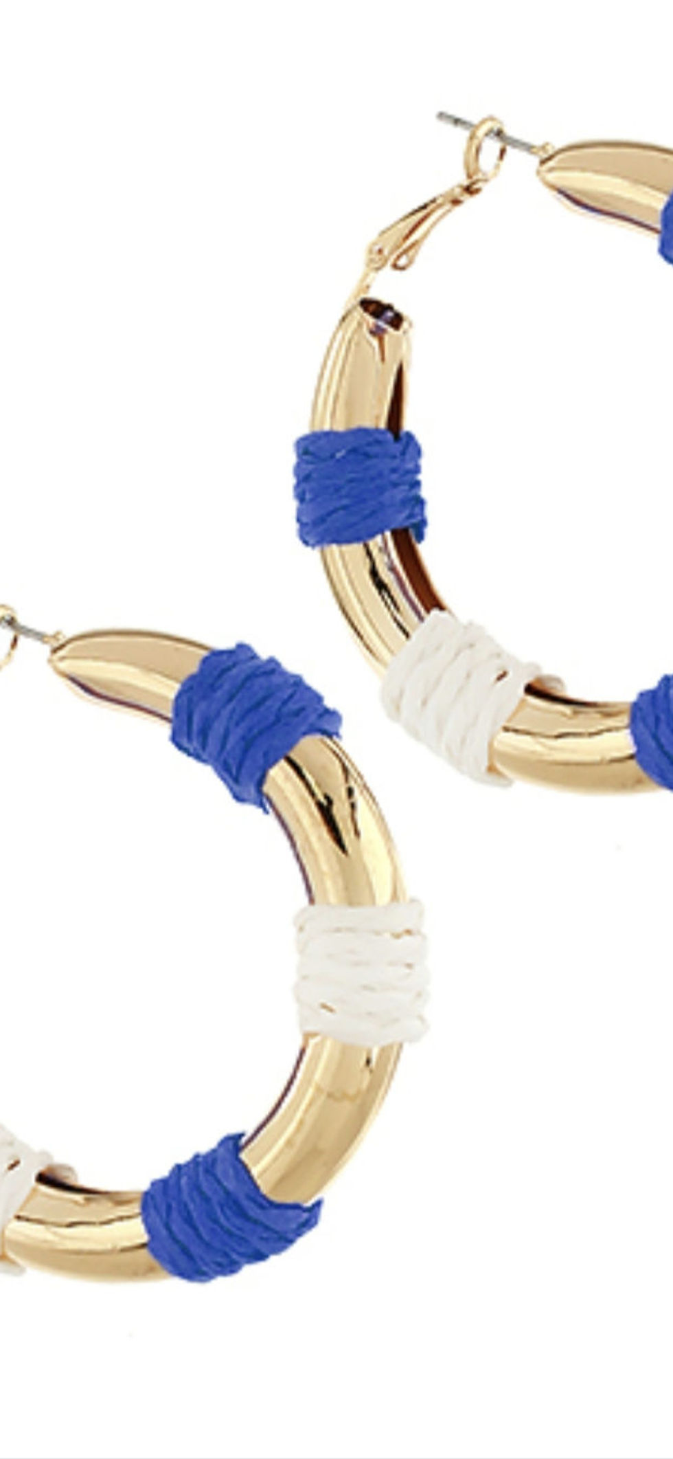 Thumbnail: GameDay Wrapped Raffia Hoops 