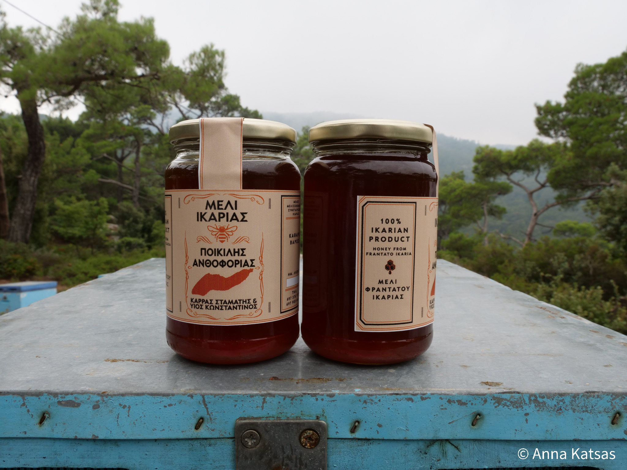 Ikaria Greek Honey Jars