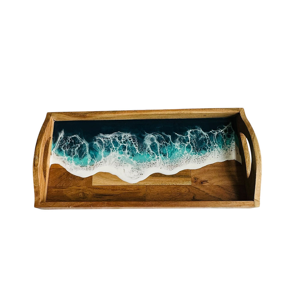 Rectangular Ocean Wave Tray