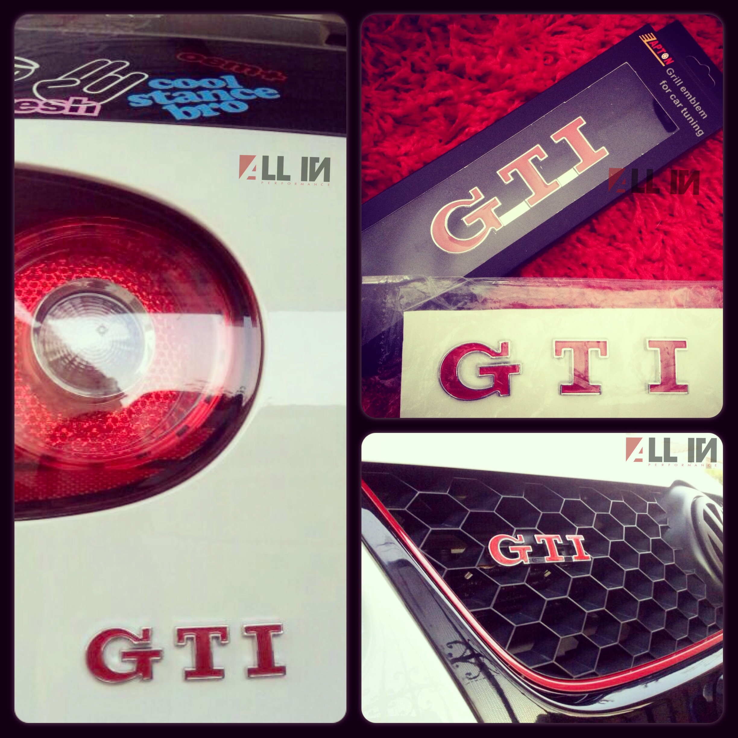 Logo GTI delantero y trasero