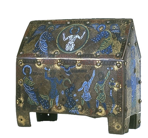Chasse émaillée de l'abbaye de Malval
