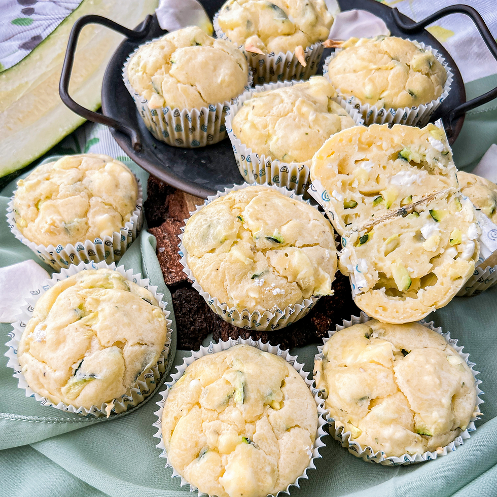Zucchini Feta Muffins