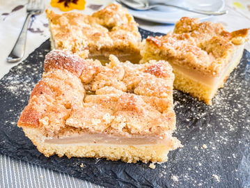 Birnenkuchen vom Blech