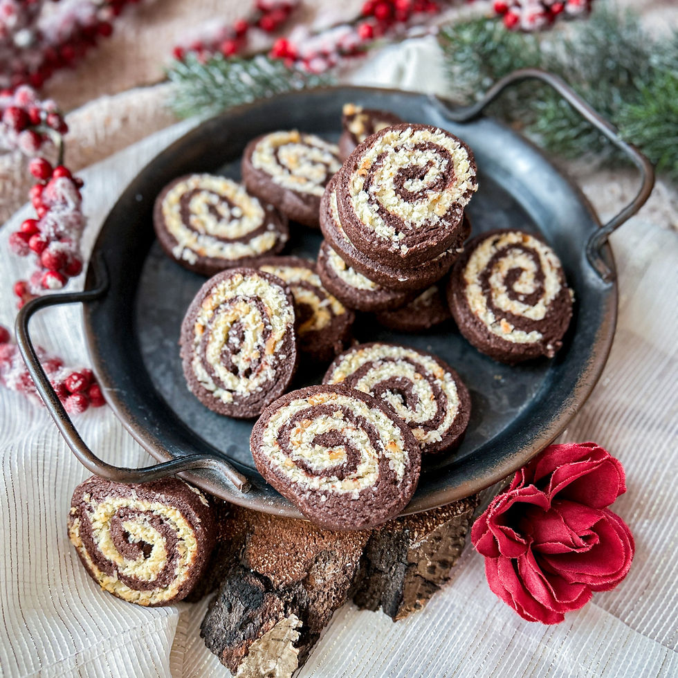 Schoko Kokos Spiralen