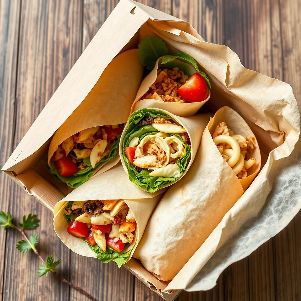 Wrap Box bei einer Party