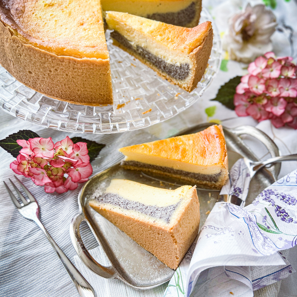 Schmand-Mohn Kuchen