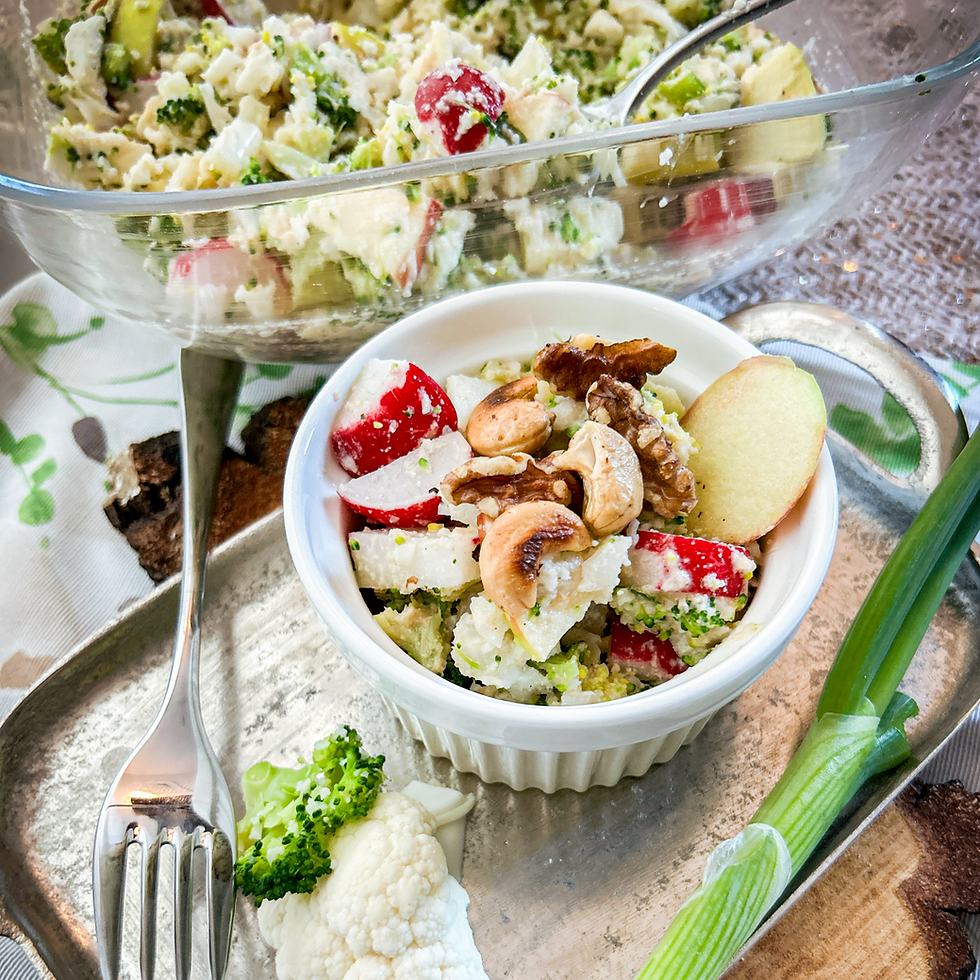 Veganer Brokkoli Salat