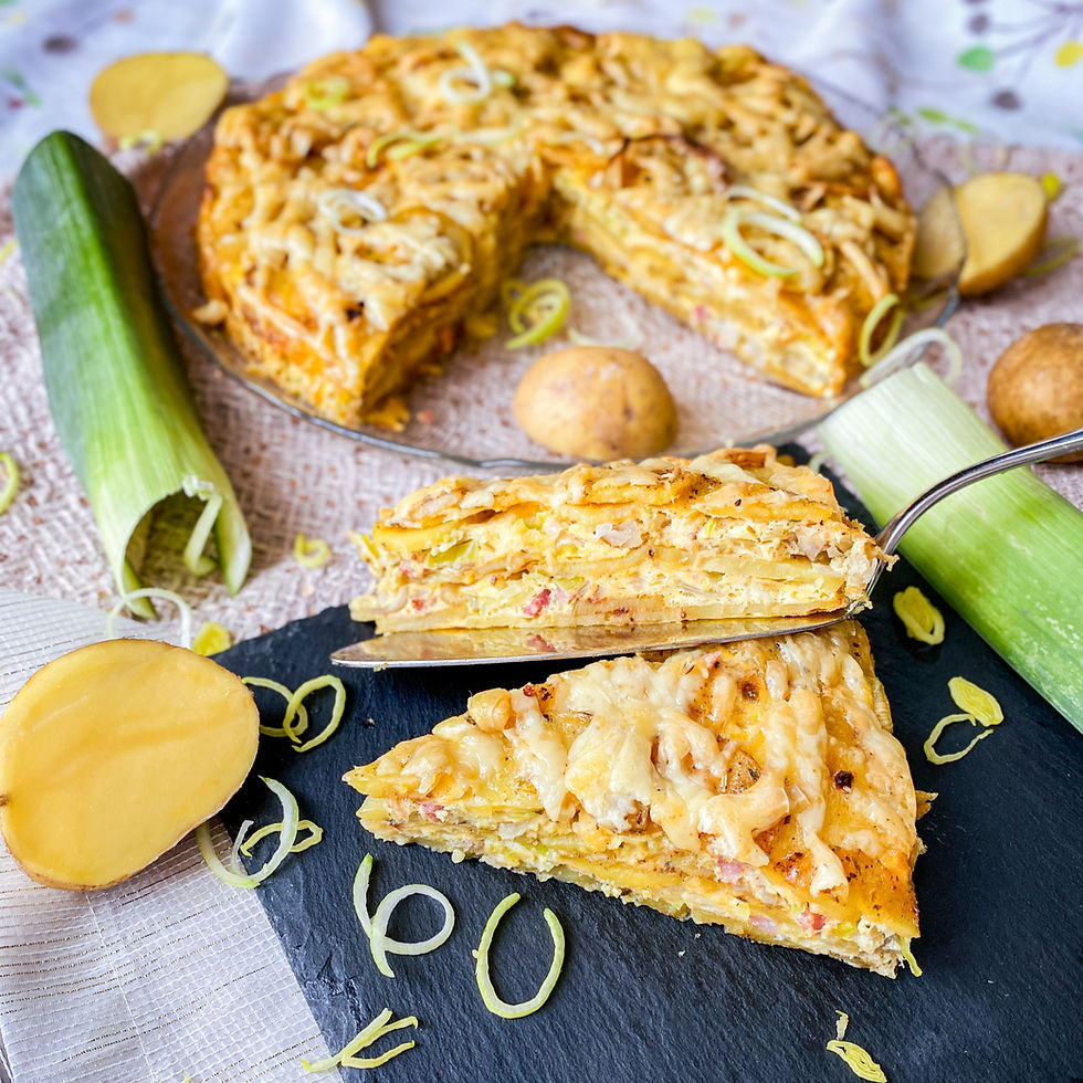 Kartoffel Lauch Kuchen