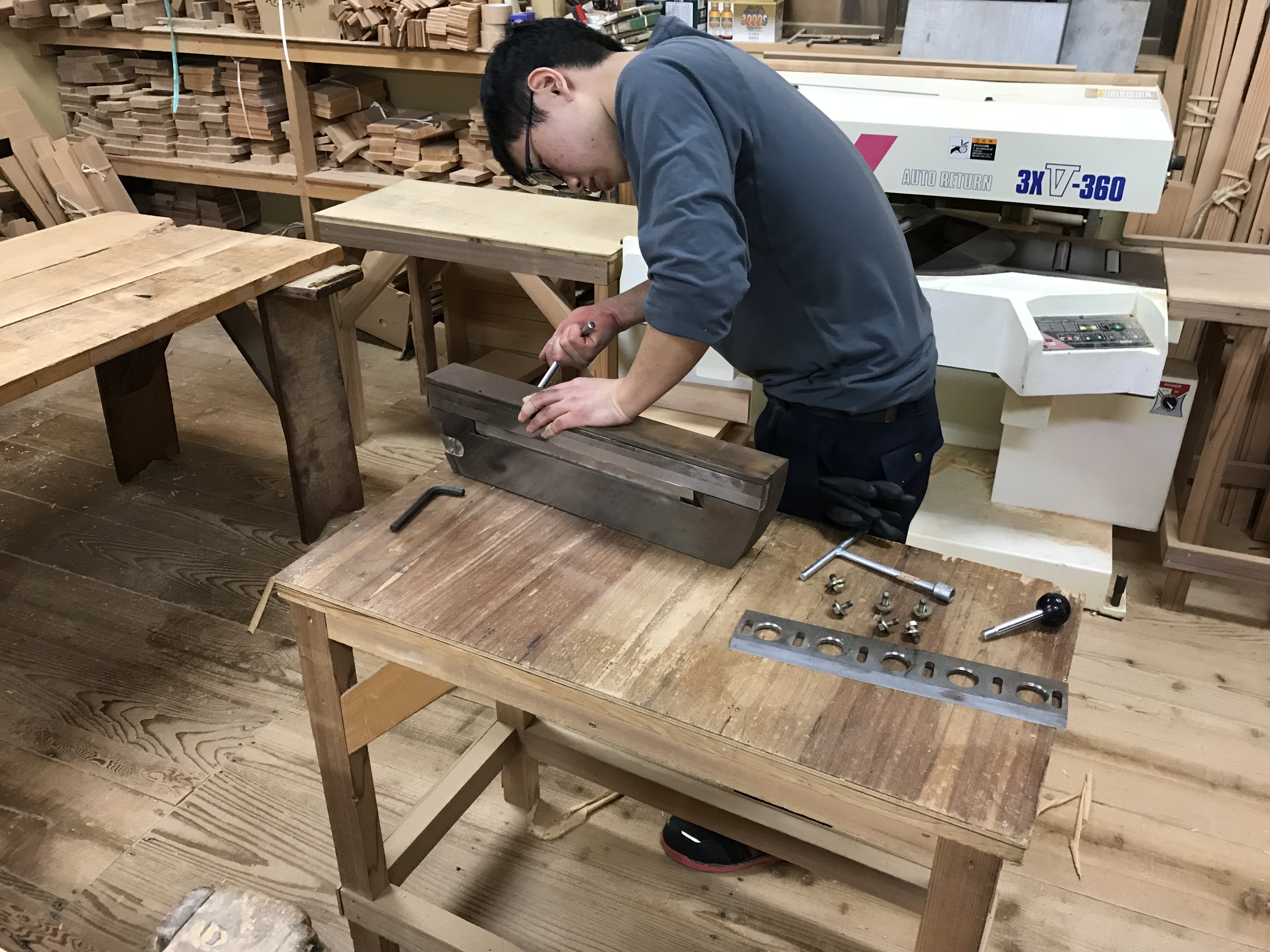 16:30 刃物の調整