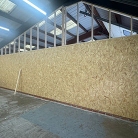 Internal construction of The Doggy Paddle Club dog swimming and activity centre in Barton upon Humber