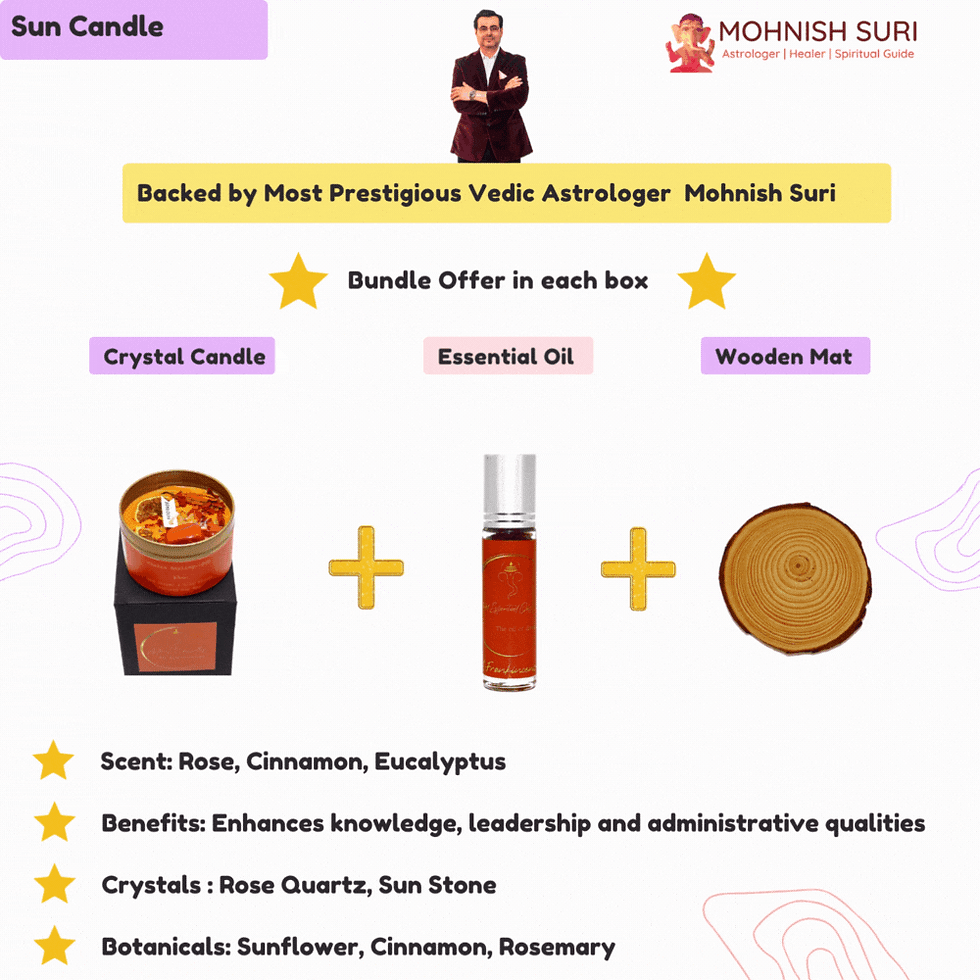 Thumbnail: Tantra Crystal Candles Bundle 9 Pcs