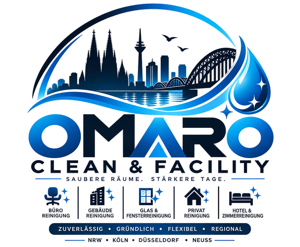 OMARO Clean & Facility Logo