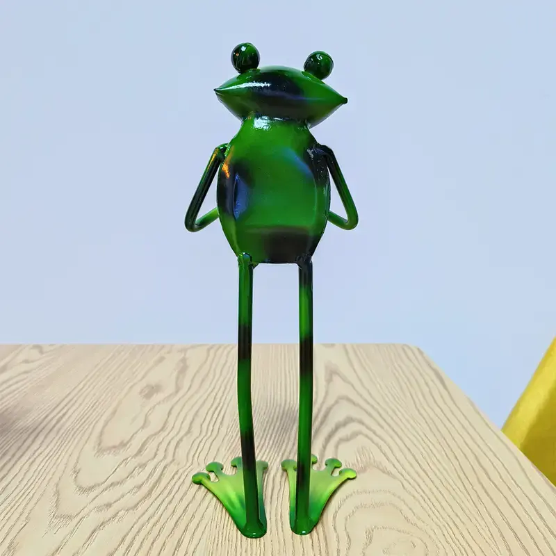 Thumbnail: Creative Iron Frog Sculpture for Home and Garden Decor