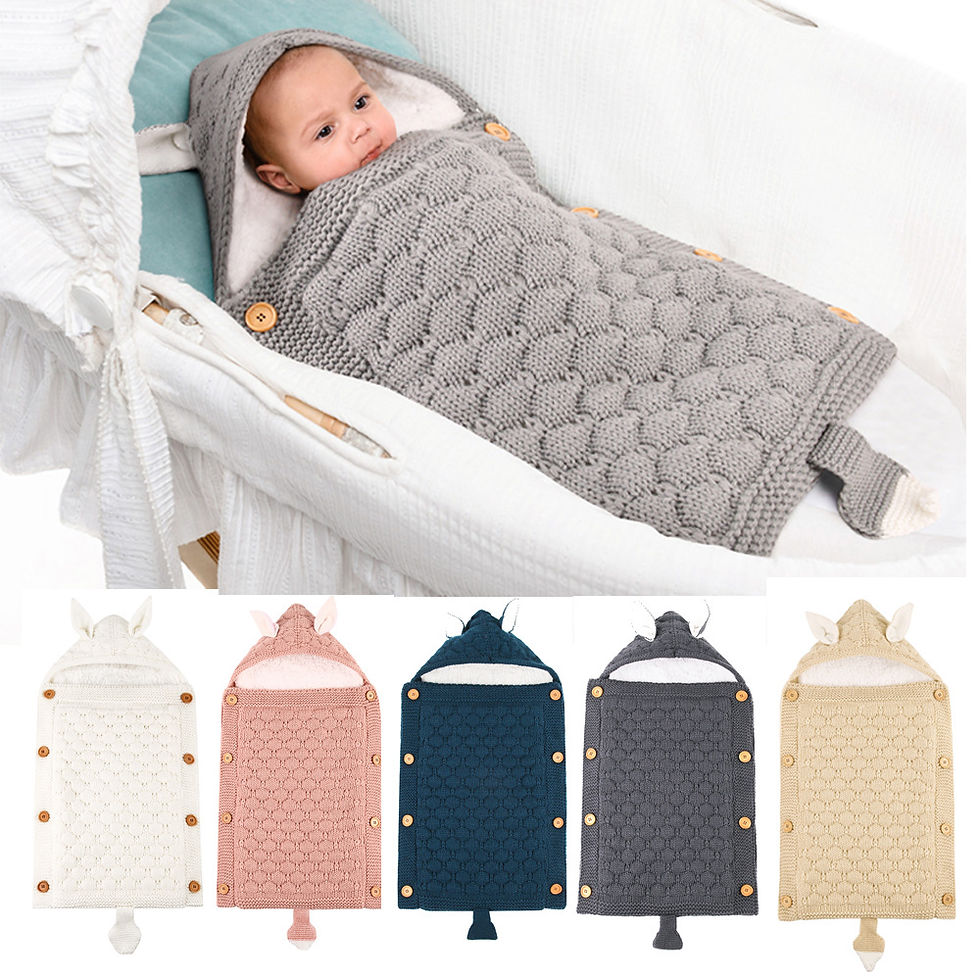 Thumbnail: Newborn Baby Swaddle Sleeping Bag for Stroller Use