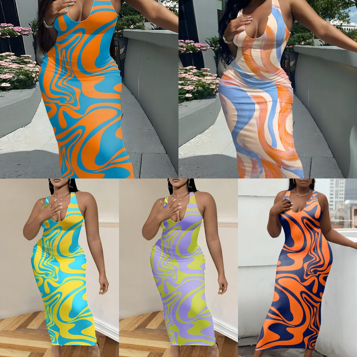 Printed Dress for Women in Fashion