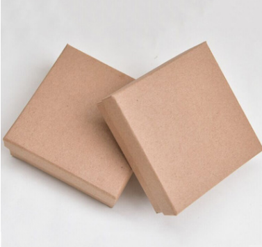 Thumbnail: Vintage Leather Paper Earring Ring Box Jewelry Packaging