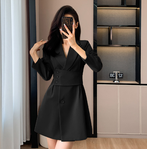 Thumbnail: Summer Fashion Slimming Dress for Women - Short Sleeve
