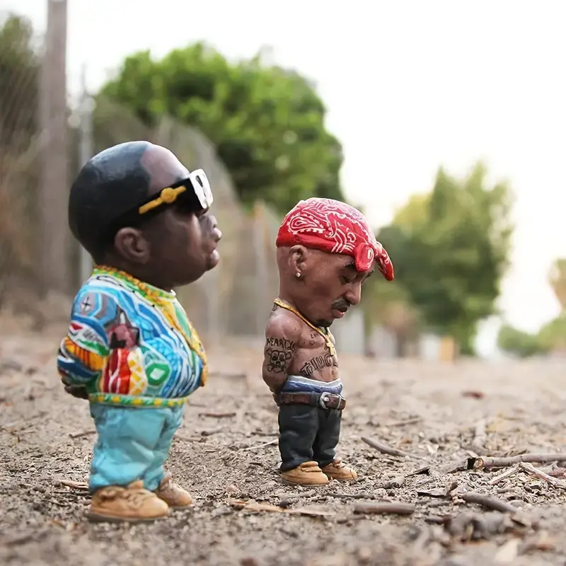 Rapper Resin Ornament for Garden Home Decor (1pc)