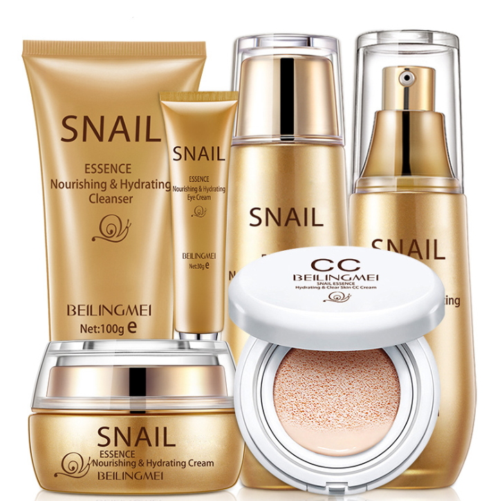 Thumbnail: 6-Piece Skincare Set with Cleanser and Cosmetics