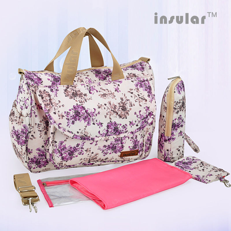 Thumbnail: Insular Designer Baby Diaper Stroller Organizer Bag