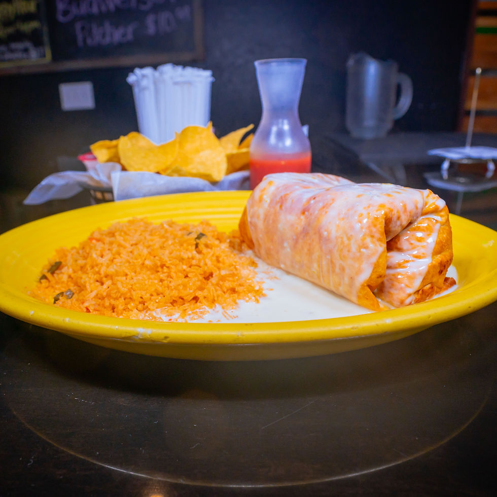 Shredded Chicken Chimichanga