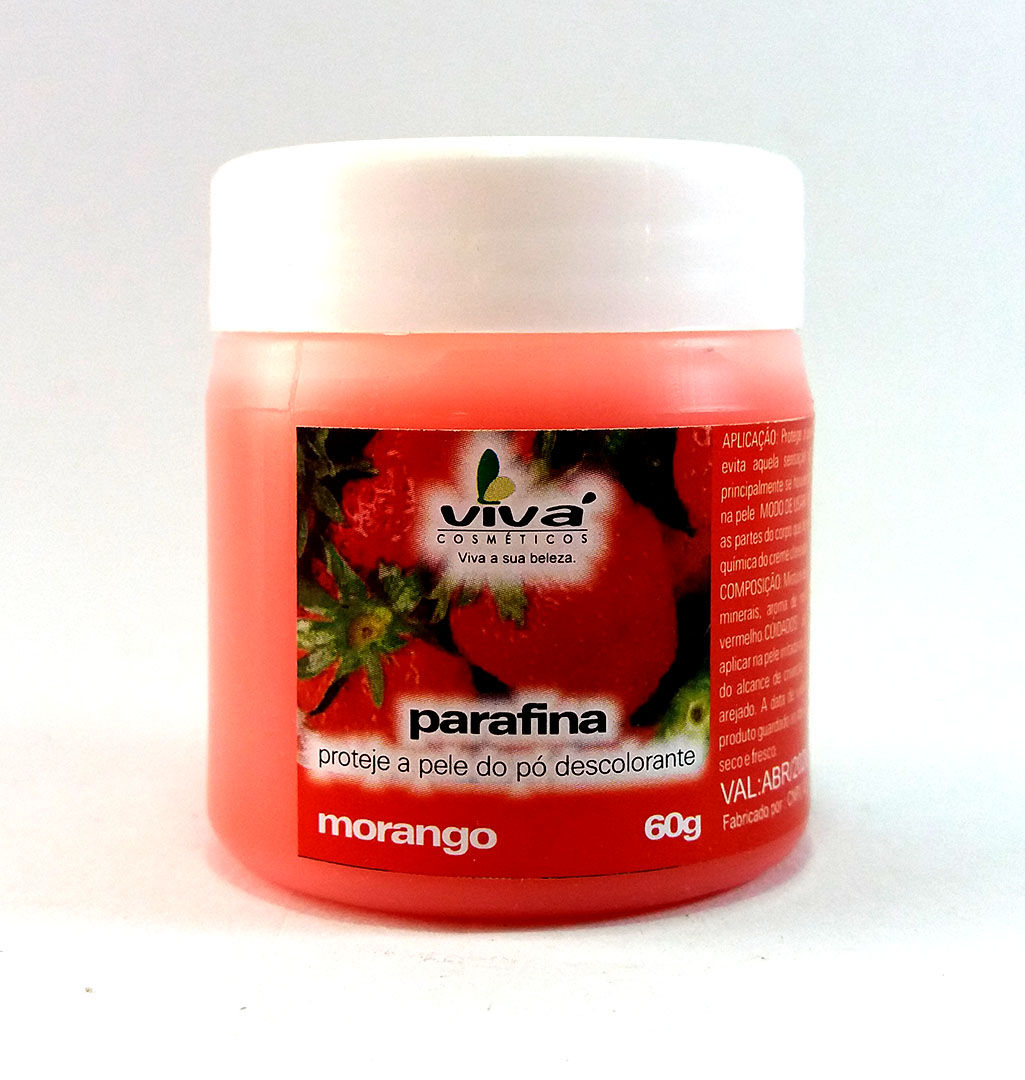 Parafina cremosa Morango Vivá  60g
