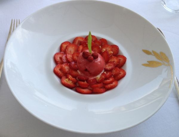 Fruit dessert at Bastide St Antione
