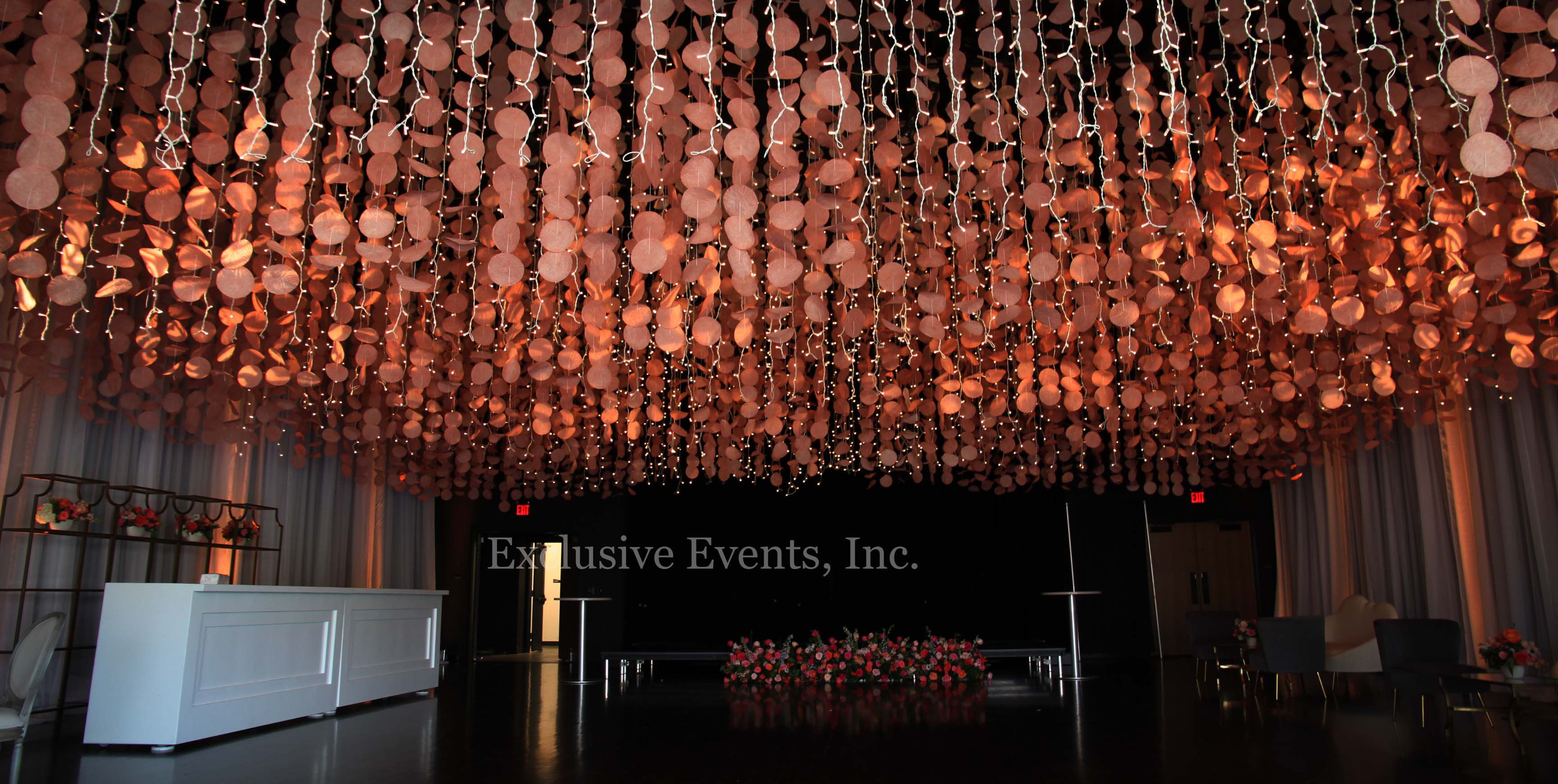 Confetti Ceiling Installation