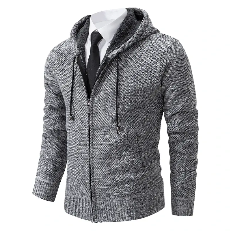 Thumbnail: 2023 New Fashion Men's Knitted Sweater Cardigan Joker Comfortable Warm Casual