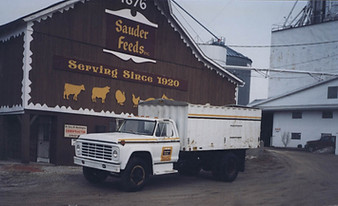 dump truck in front of SFI barn.jpg