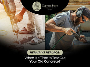 concrete repair vs replacement in St. Cloud