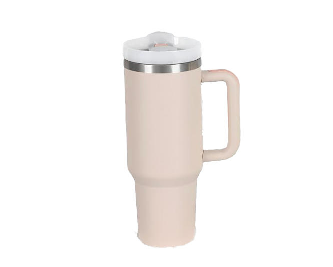 Thumbnail: 40 Oz Tumbler with Handle and Straw